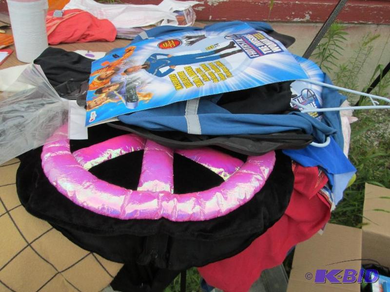 mixed lot of kids costumes and accessories...