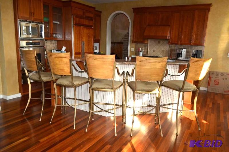 lot 1 image: 5 Kessler industries Counter Height bar chair...