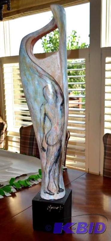 lot 7 image: 3 Sculpture signed with name Monet. My clien...