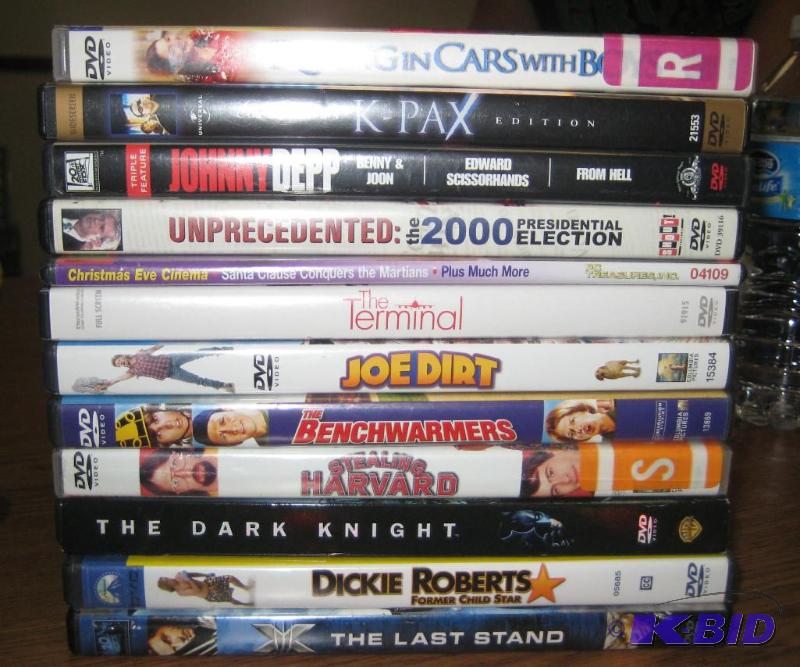 Stack of DVDs