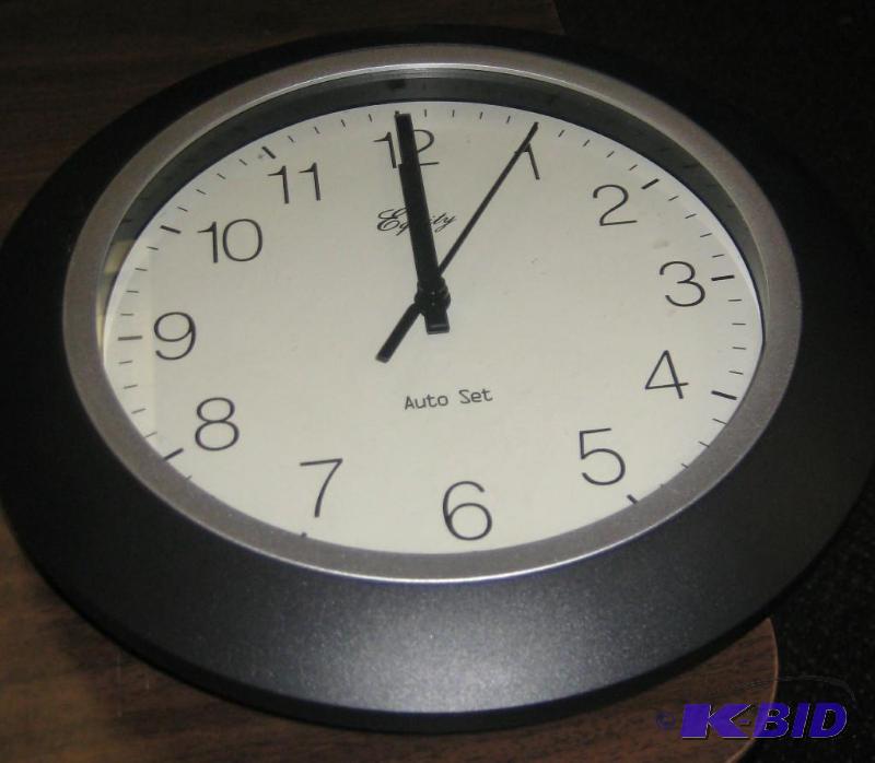Equity Auto Set Battery Operated Clock