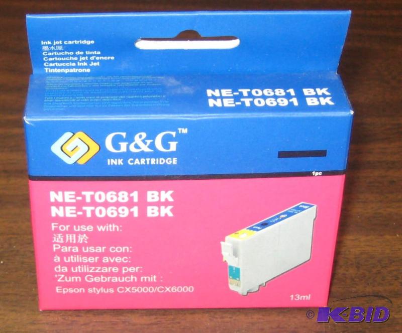C&G Inkjet Cartridge NE-T0681, 0691 BK (Black)
