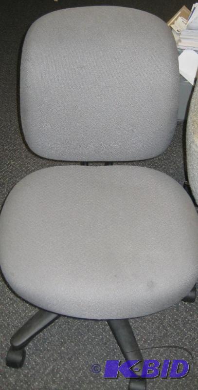 Gray Fabric Swivel Office Chair