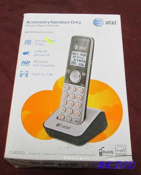 lot 140 image: At&ampT Accessory handset only...