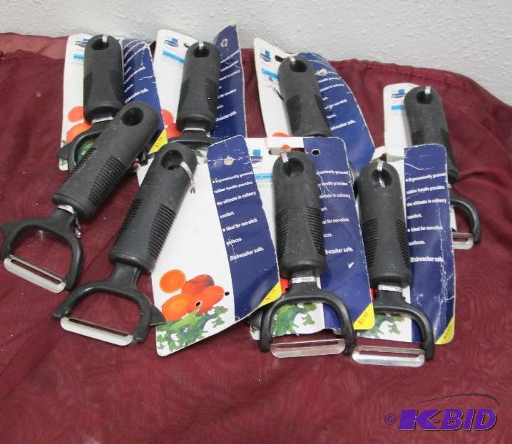 lot 162 image: Qty 8 Peeler for Vegetable rubber grip...