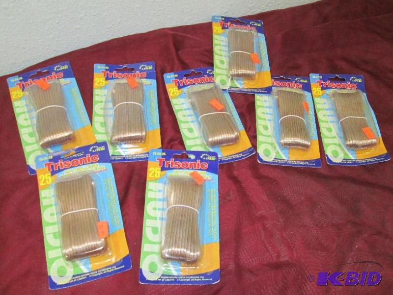 lot 172 image: Qty 9 trisonic 24 Gauge speaker wire 25ft eac...