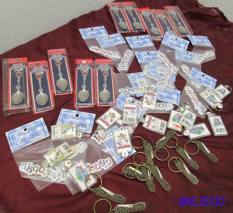 lot 177 image: Qty 49 Wisconsin spoon, different kinds of ke...