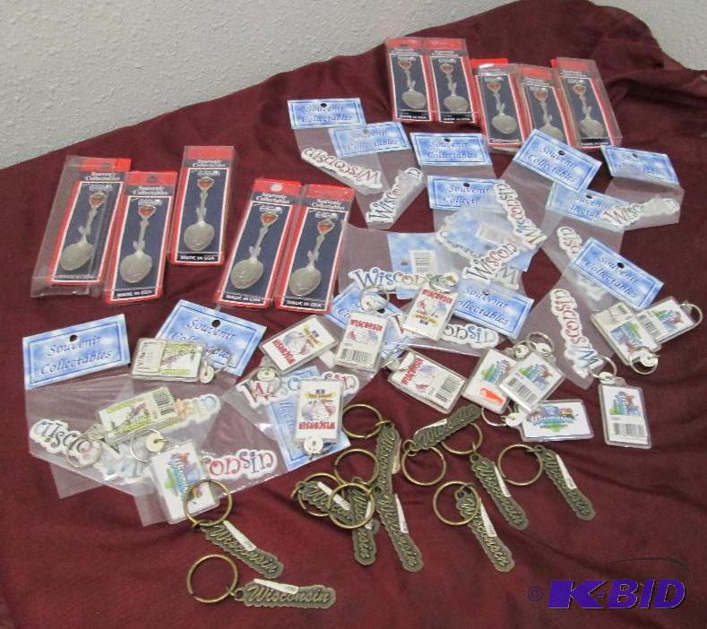 lot 179 image: Qty 49 Wisconsin spoon, different kinds of ke...