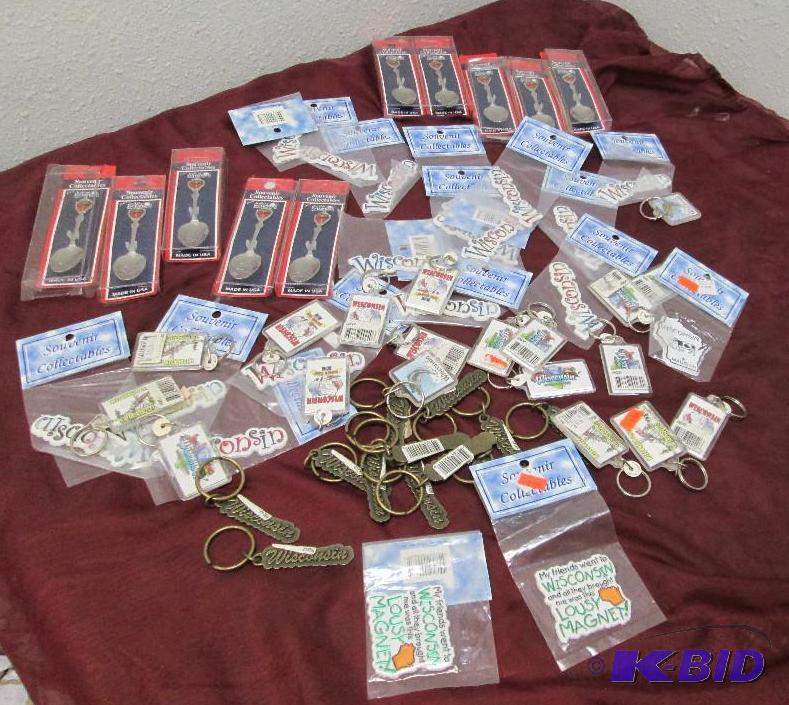 lot 180 image: Qty 60 Wisconsin spoon, different kinds of ke...
