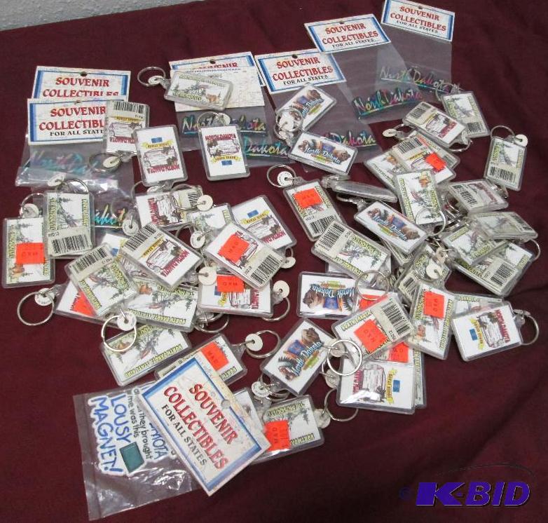 lot 183 image: Qty 58 South Dakota different kinds of key ch...