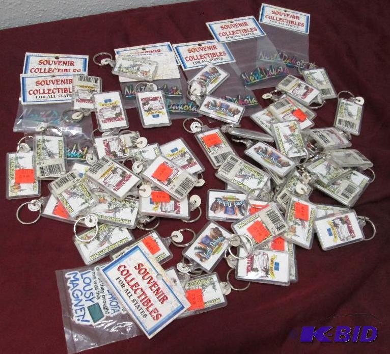lot 184 image: Qty 59 South Dakota different kinds of key ch...