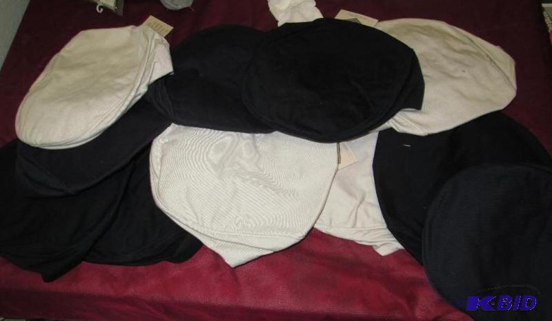 lot 210 image: Qty 11 Fashion hats colors navy, black, and o...