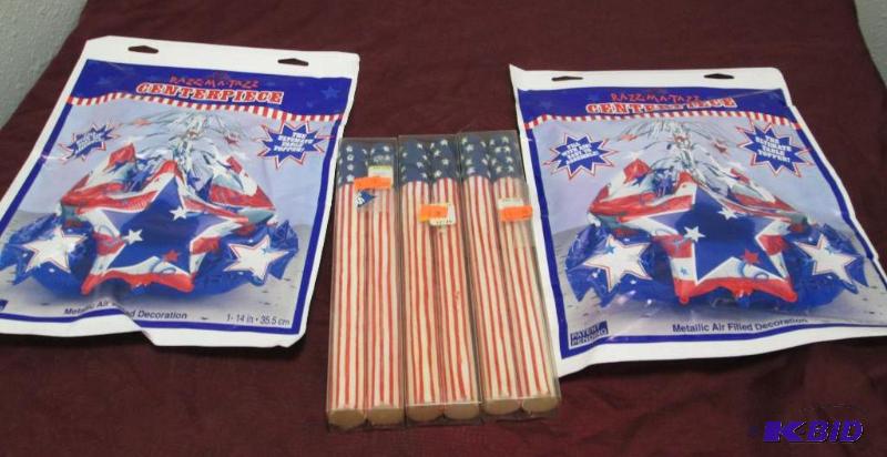 lot 224 image: Qty 2 Razz-ma-tazz centerpiece-metallic air f...