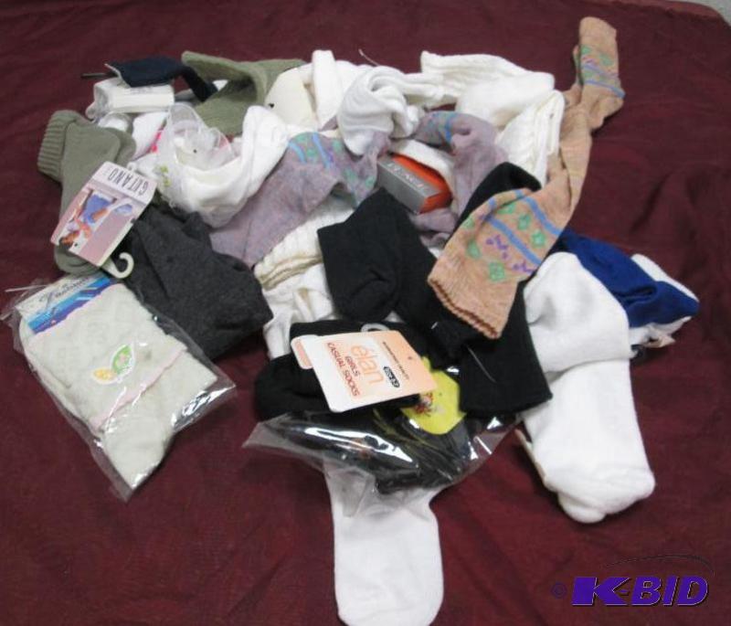 lot 230 image: Qty 32 Assortment of kids socks...