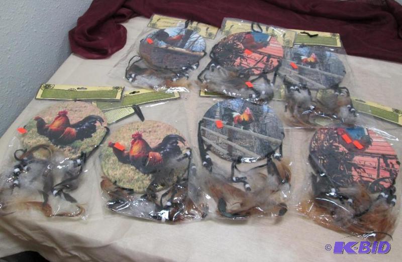 lot 233 image: Qty 7 Dream Catchers Different pictures of ro...