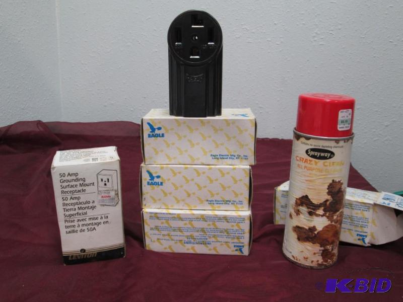 lot 257 image: Qty 4 Eagle Dryer surface receptacle 30A-125...