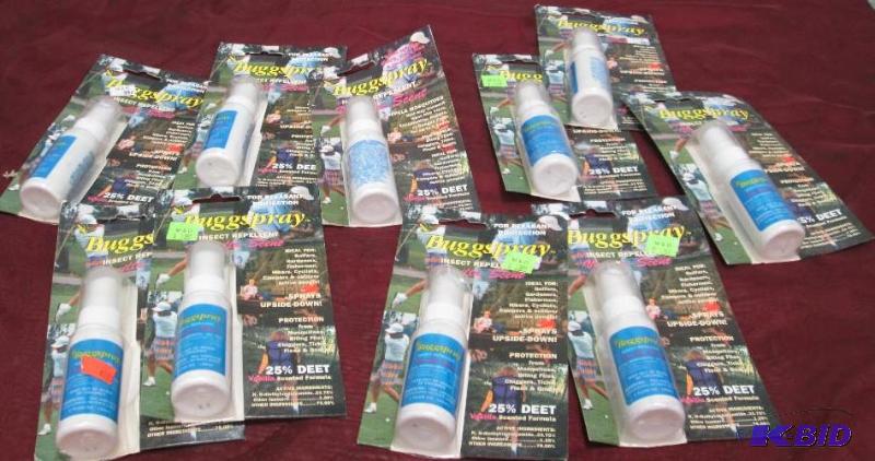 lot 259 image: Qty 10 Buggspray insect repellent Vanilla sce...