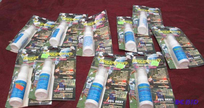 lot 262 image: Qty 10 Buggspray insect repellent Vanilla sce...