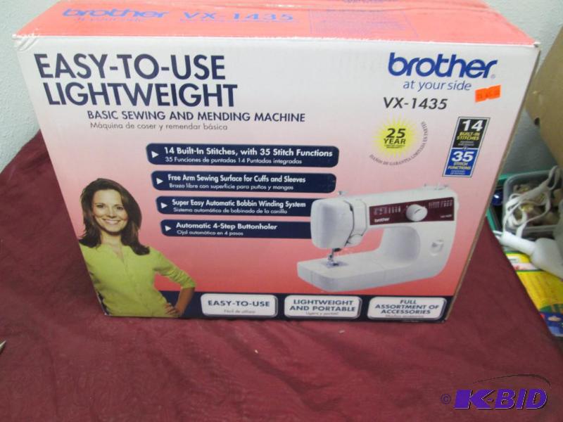 lot 275 image: Brother Easy to use light weight basic sewing...