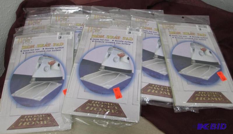 lot 296 image: Qty 8 Handy Home iron heat pad...