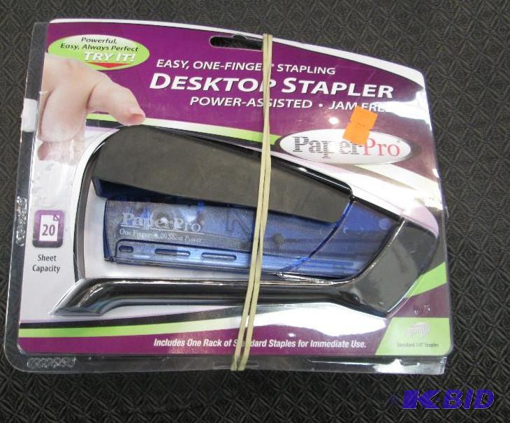 lot 297 image: Paper Pro desktop stapler power-assisted jam ...