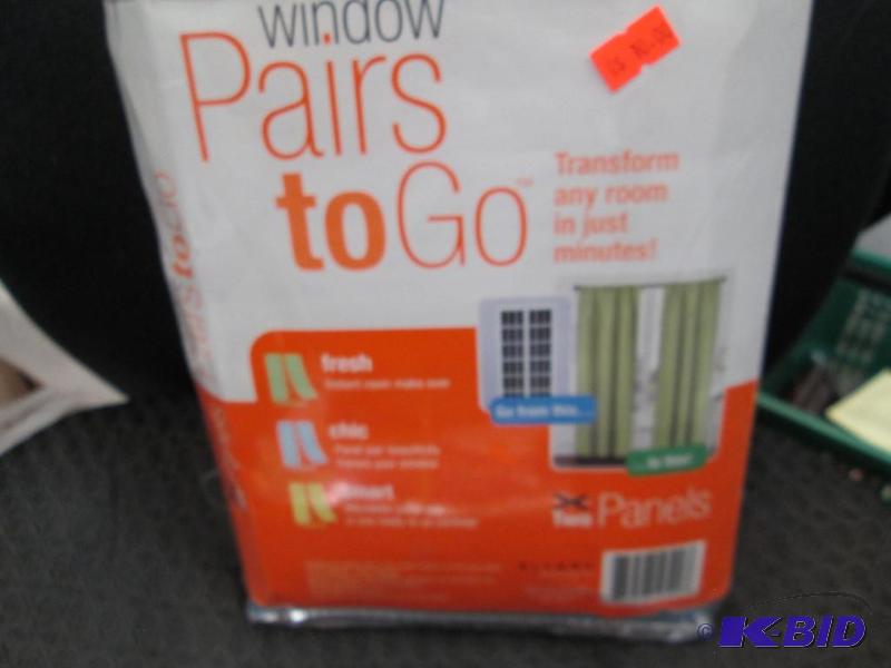 lot 298 image: Window Pairs to go each panel is 40 in x 84 i...