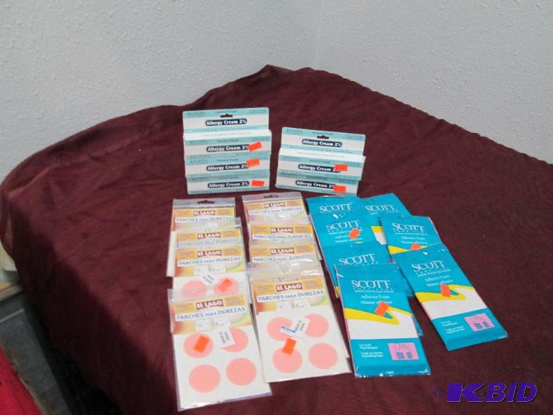 lot 352 image: Qty 5 Roundys Allergy Cream 2%, Qty 9 El Lago...