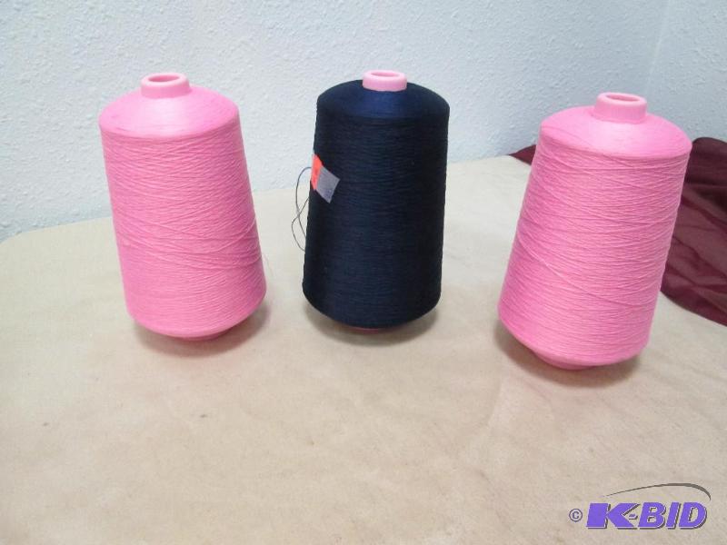 lot 358 image: Qty 3 Crochet , two pinks and one navy, big t...