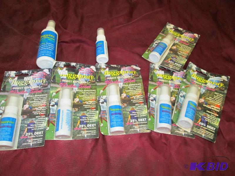 lot 40 image: Qty 8 Buggspray insect repellent Vanilla Scen...
