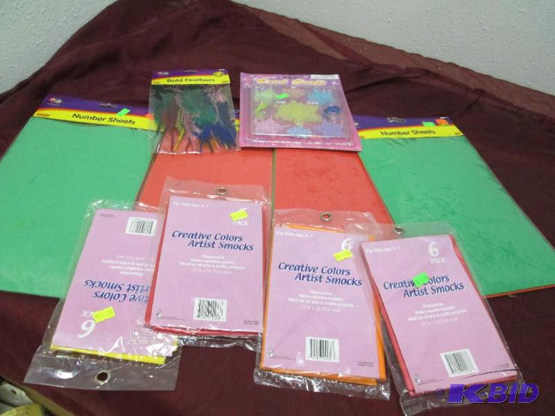 lot 83 image: Qty 10 Number sheet, creative colors artist s...