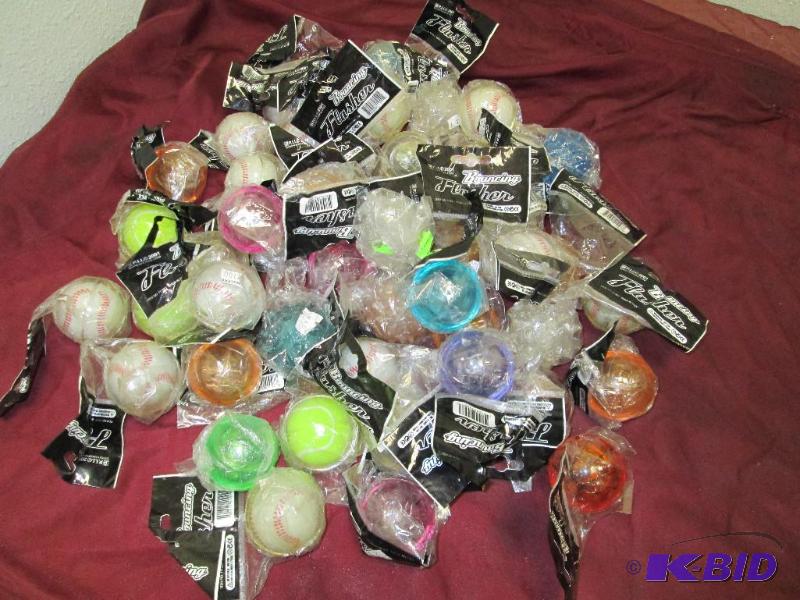 lot 96 image: Qty 55 bouncy balls batteries are dead No Fl...