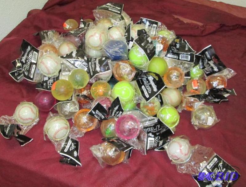 lot 99 image: Qty 96 bouncing balls- batteries are dead No ...