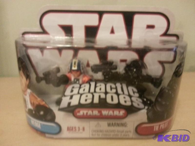 lot 10 image: Star Wars Galactic Heroes with Wedge & Th...
