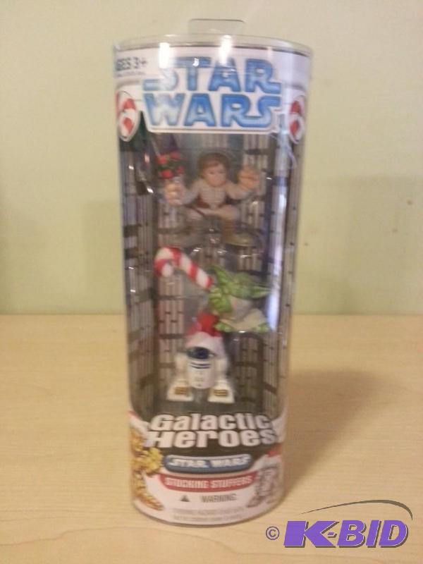 lot 104 image: Star Wars Galactic Heroes Stocking Stuffers. ...