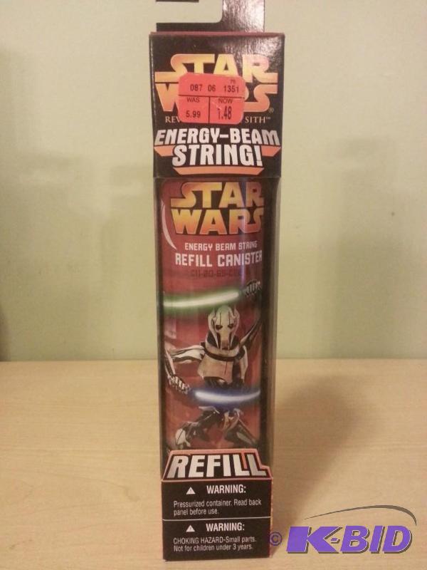 lot 11 image: Star Wars Energy-Beam String Refill Canister...