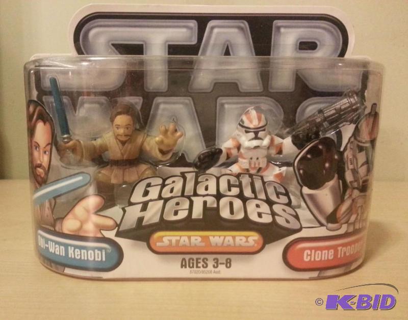 lot 126 image: Star Wars Galactic Heroes featuring Obi Wan K...