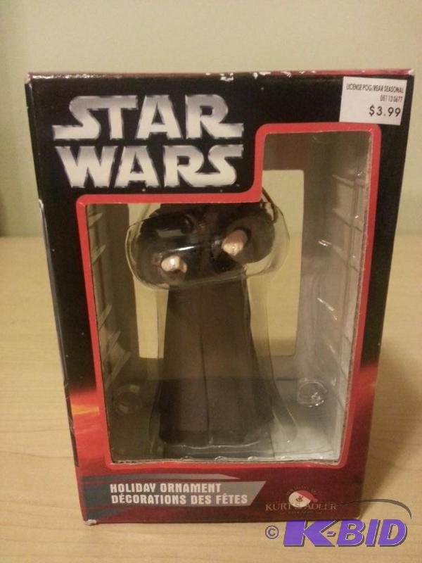 lot 130 image: Star Wars Emperor Palpatine Ornament. Never b...