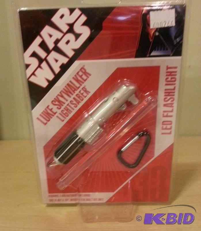 lot 142 image: Star Wars Luke Skywalker Lightsaber LED Flash...
