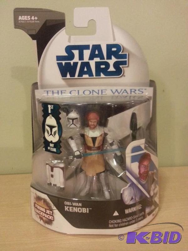 lot 146 image: Star Wars Clone Wars Obi Wan Kenobi. 1st Day ...
