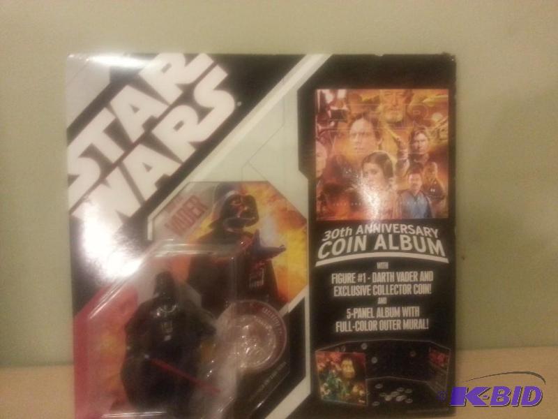 lot 158 image: Star Wars 30th Ann Figure Darth Vader with c...