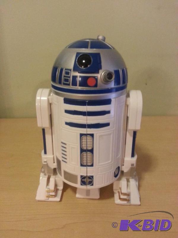 lot 16 image: Star Wars R2-D2 Art Container (pull legs apar...