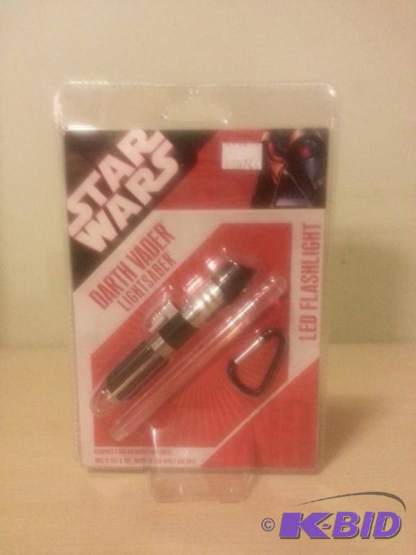 lot 160 image: Star Wars Darth Vader Lightsaber LED Flashlig...