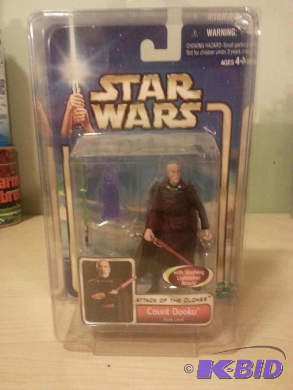 lot 175 image: Star Wars Figure Count Dooku. Never been ope...