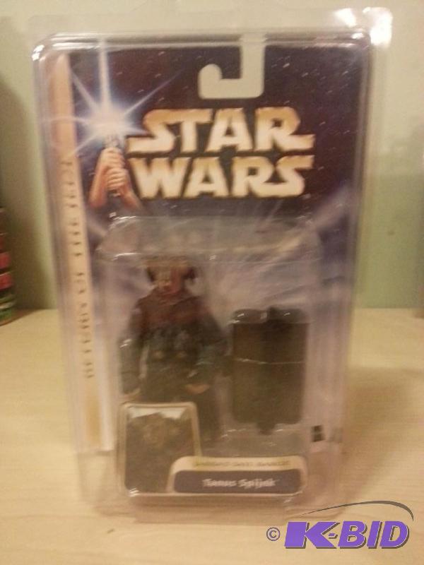 lot 176 image: Star Wars Figure Tanus Spijek. Never been op...
