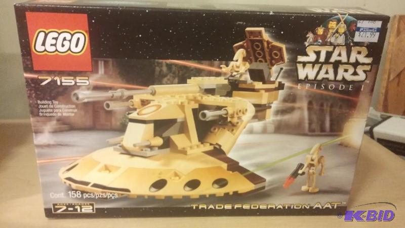 lot 184 image: Star Wars Lego Set #7155. Trade Federation AA...