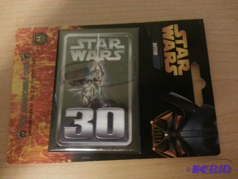 lot 19 image: Star Wars 30th Anniversary Button. Never been...