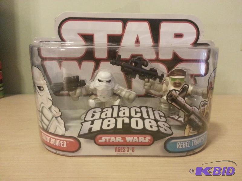 lot 20 image: Star Wars Galactic Heroes with Snowtrooper &a...