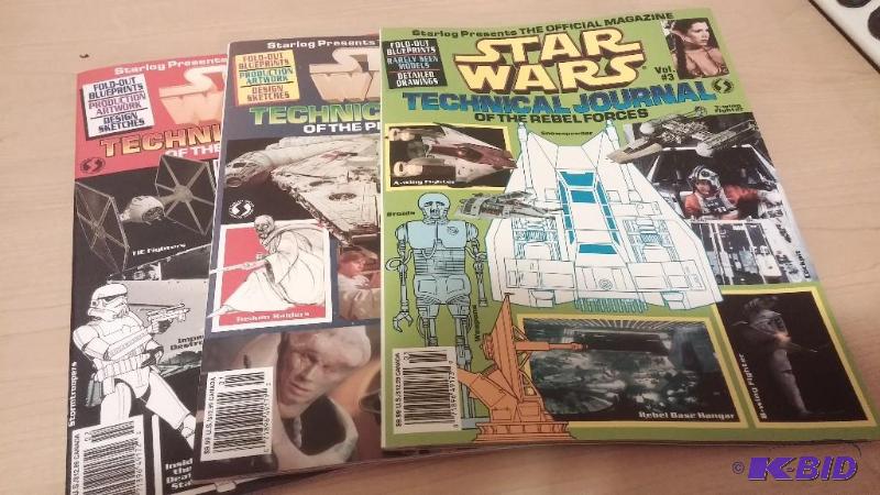 lot 31 image: Lot of 3 Star Wars Technical Journals. Planet...