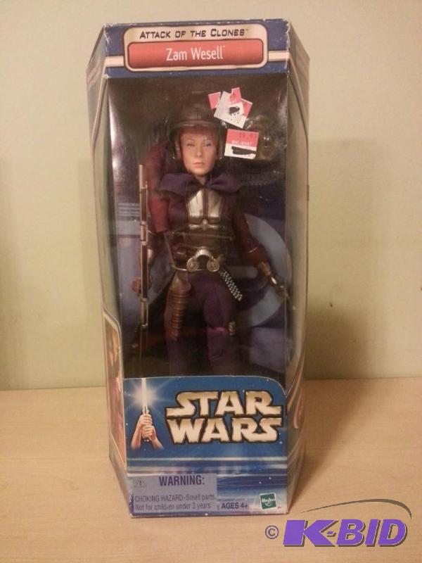 lot 33 image: Attack of the Clones 12 inch Figure of Zam We...