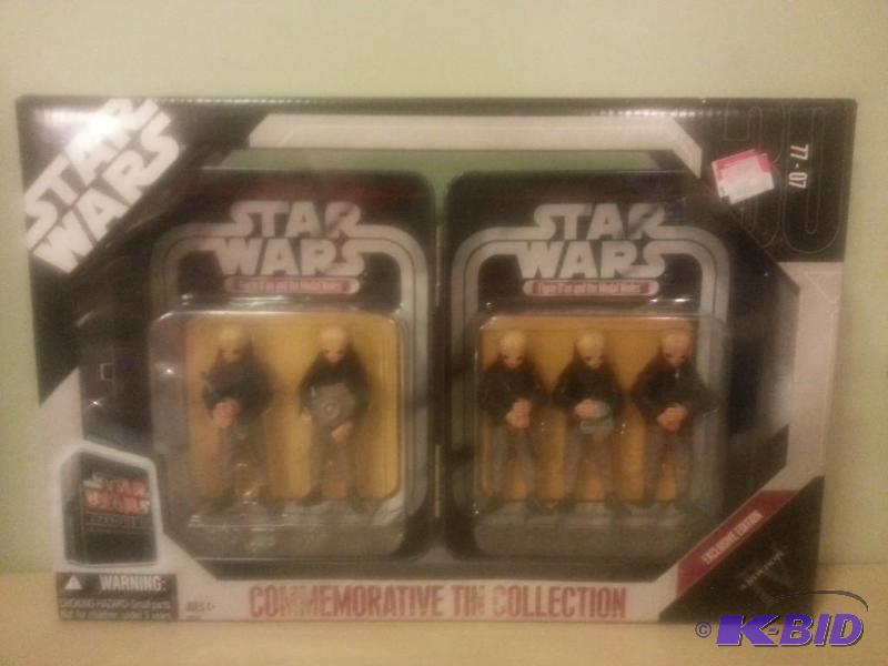 lot 36 image: Star Wars Commemorative Tin Collection Figuri...